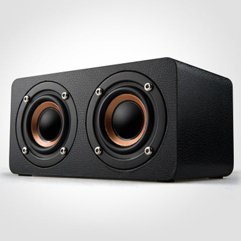 Small Wooden Wireless Bluetooth Desktop Speaker