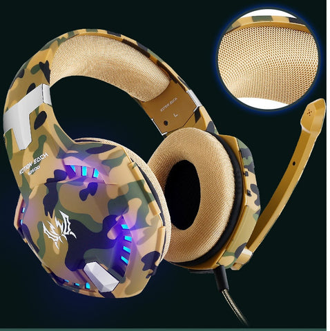 Camouflage Gaming Headset