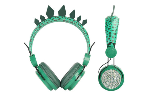 Green Dinosaur Children's Headset