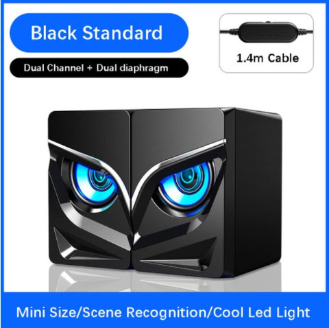 PC Gaming Speakers, 2.0 Channel Stereo Desktop Sound Bar Speakers