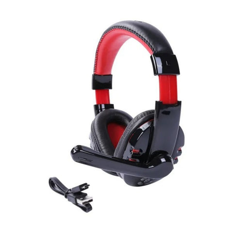 Wireless Bluetooth Over Ear Noise Canceling Deep Bass Stereo Gaming Micro Headphones