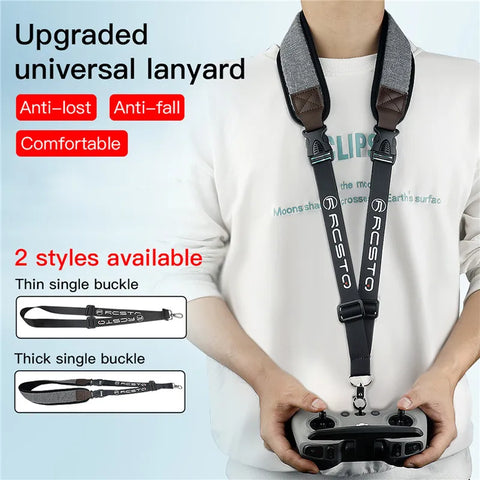 For DJI Avata FPV Combo Remote Control Hook Holder Strap Drone Neck Lanyard Safety Belt Sling Mount Buckle Brackt Accessory