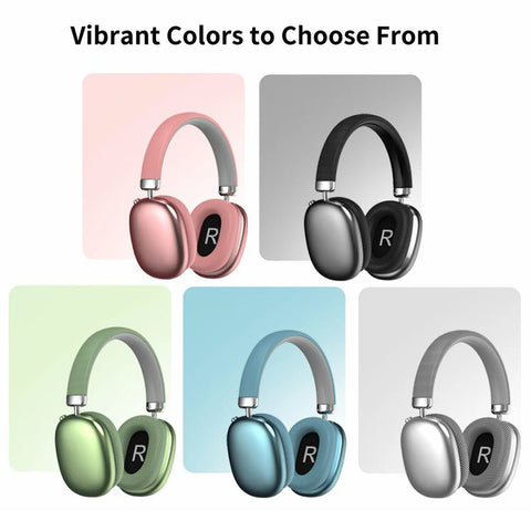 Wireless Bluetooth Headset Outdoor Sports Gaming Wireless Headphones with Mic Noise Cancelling Earbuds Bluetooth Earphones P9