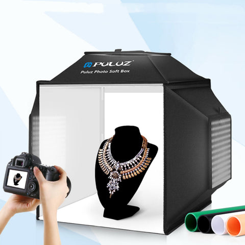 Small Studio LED Folding Product Photo Light Box